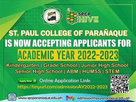 St. Paul College Parañaque – PAASCU Accredited Level .